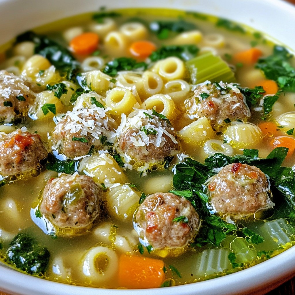 Italian Wedding Soup Flavorful and Hearty Dish