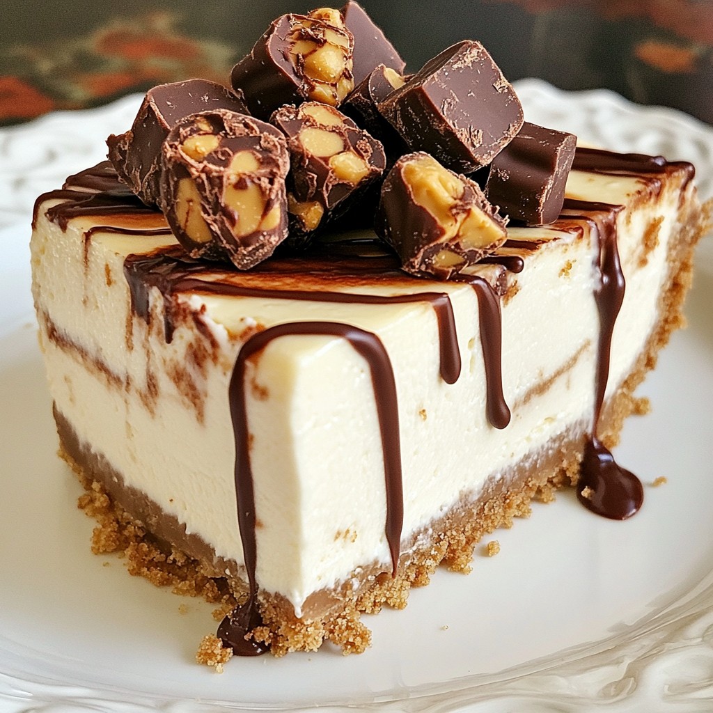 Peanut Butter Cup Cheesecake Creamy Dessert Delight