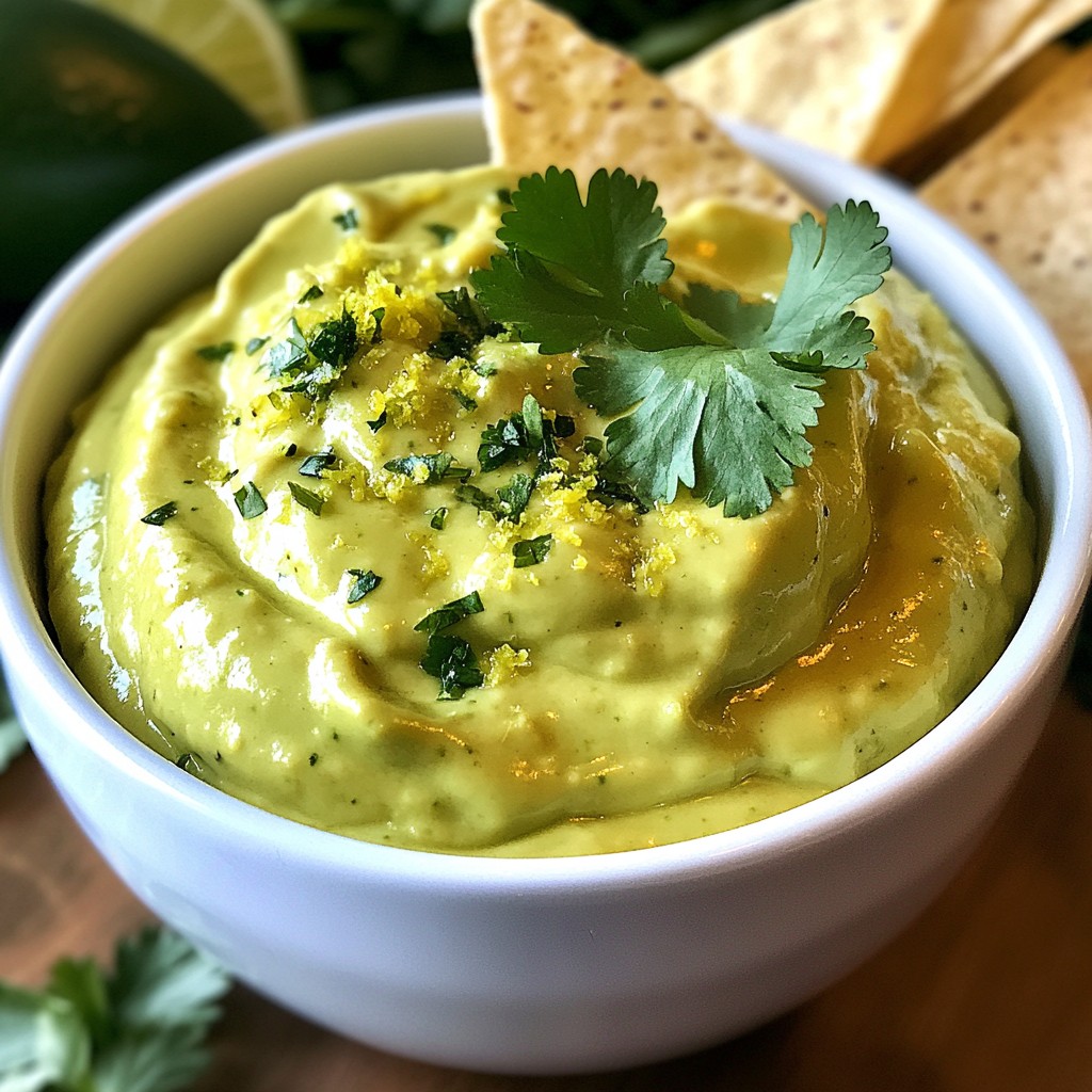 Avocado Lime Crema Fresh and Zesty Dip Recipe