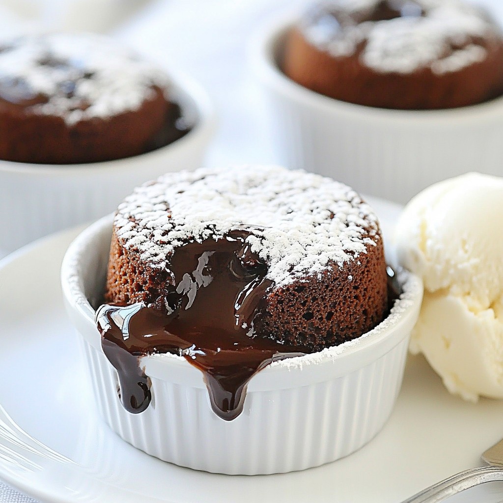Chocolate Espresso Lava Cakes Delightful Dessert Treat