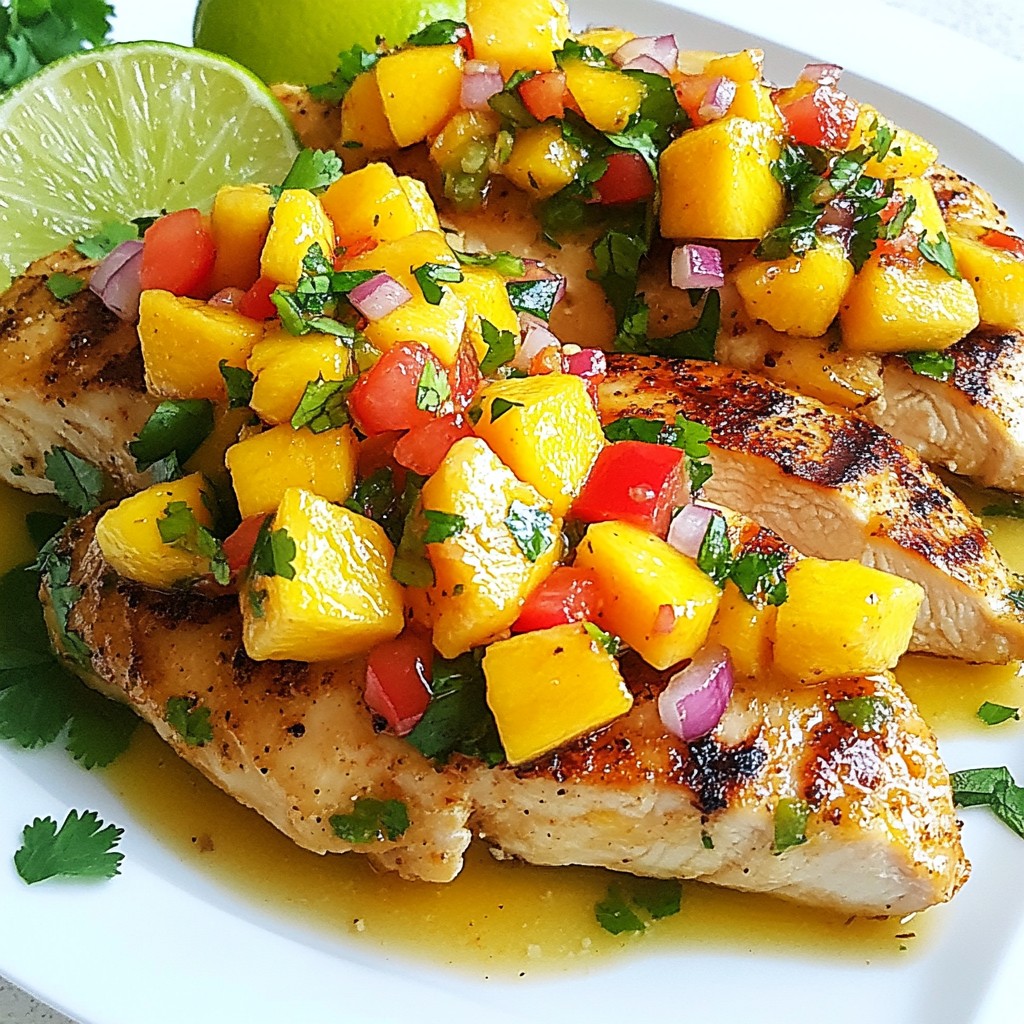 Tropical Mango Salsa Chicken Flavorful and Easy Recipe
