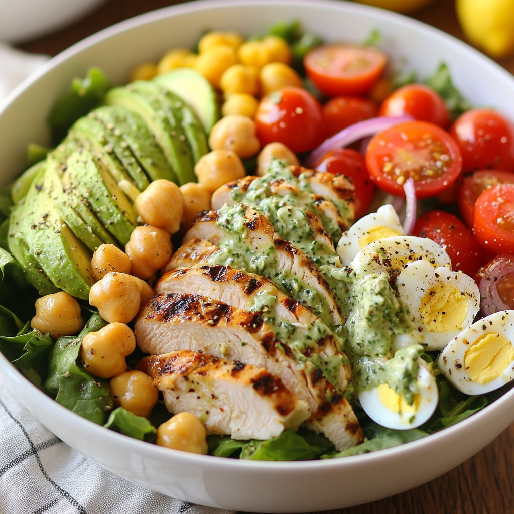 Green Goddess Cobb Salad Fresh and Flavorful Recipe