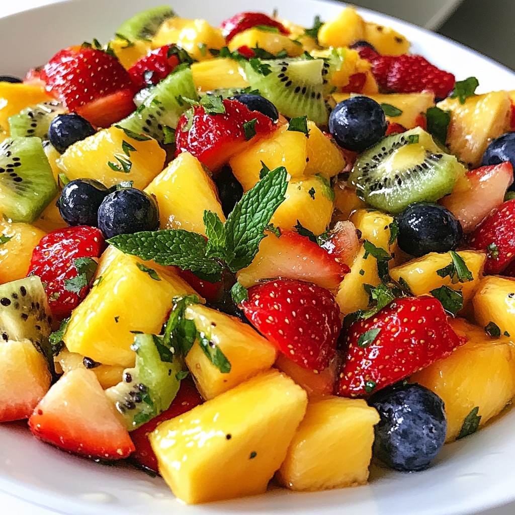 Honey Lime Fruit Salad Fresh and Tasty Delight