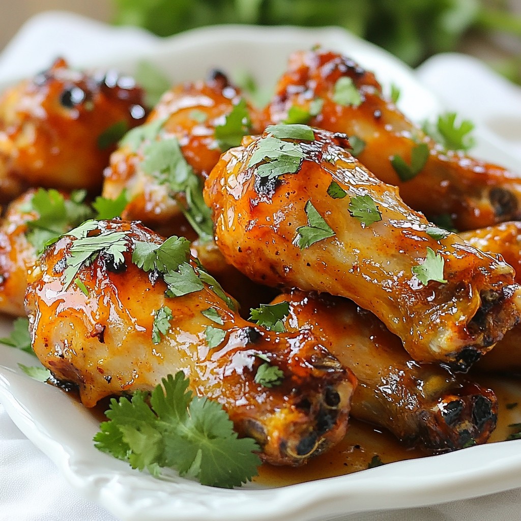 Spicy Honey Garlic Drumsticks Easy Weeknight Meal