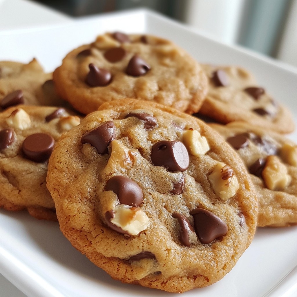 Vegan Chocolate Chip Cookies Soft and Chewy Delight