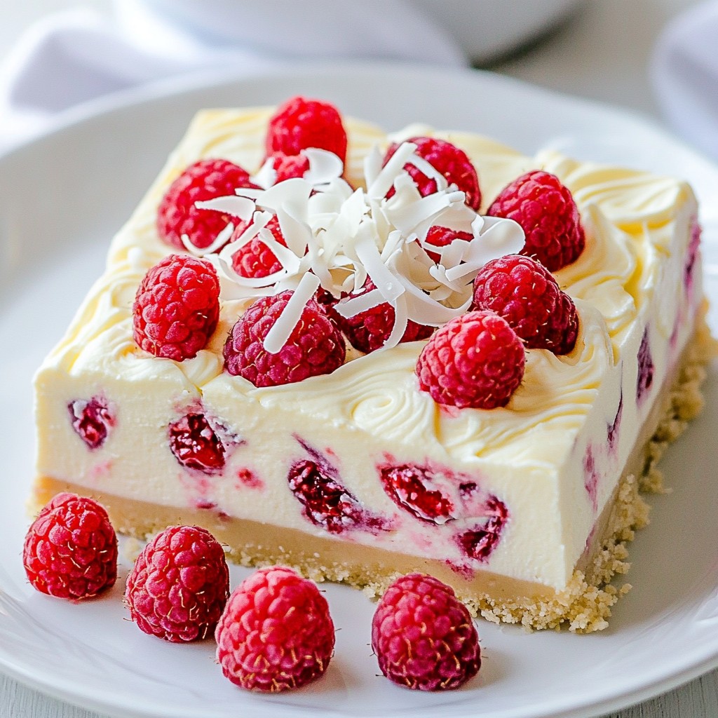 White Chocolate Raspberry Cheesecake Delightful Treat