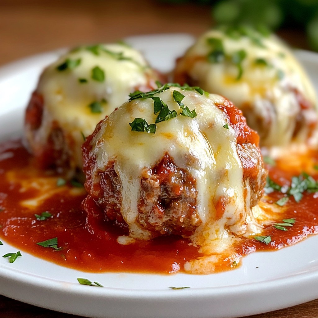 Cheesy Stuffed Meatballs Irresistible Flavor Packed Recipe
