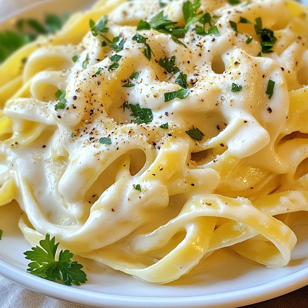Creamy Cauliflower Alfredo Simple and Healthy Dish