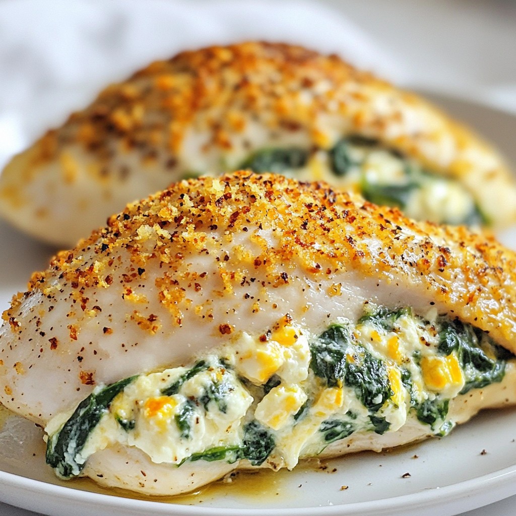 Spinach Feta Stuffed Chicken Flavorful Dinner Delight