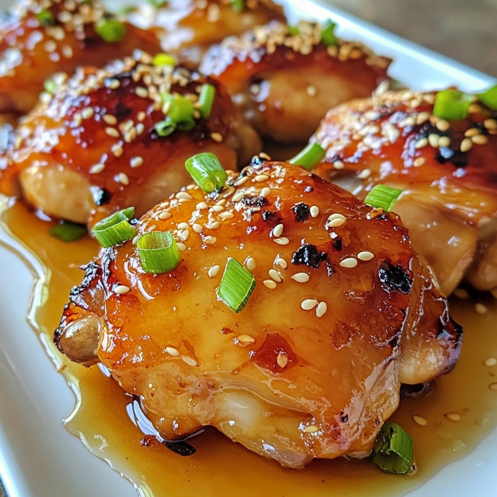 Honey Garlic Chicken Thighs Flavorful and Easy Recipe