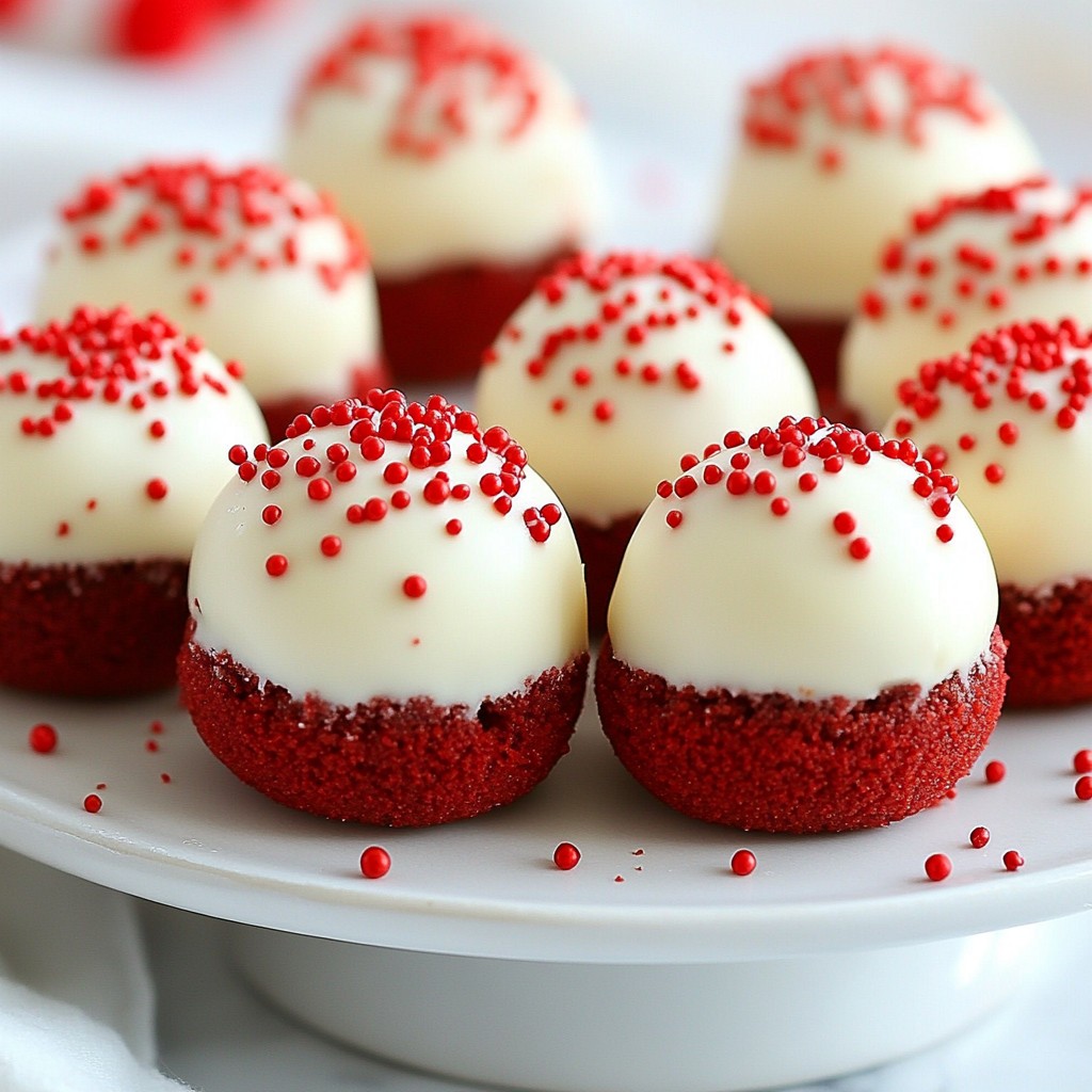 Red Velvet Cheesecake Bites Irresistible Dessert Treats
