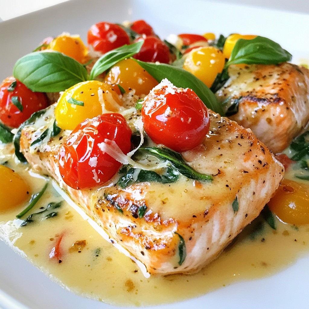 Creamy Garlic Tuscan Salmon Flavorful Dinner Delight