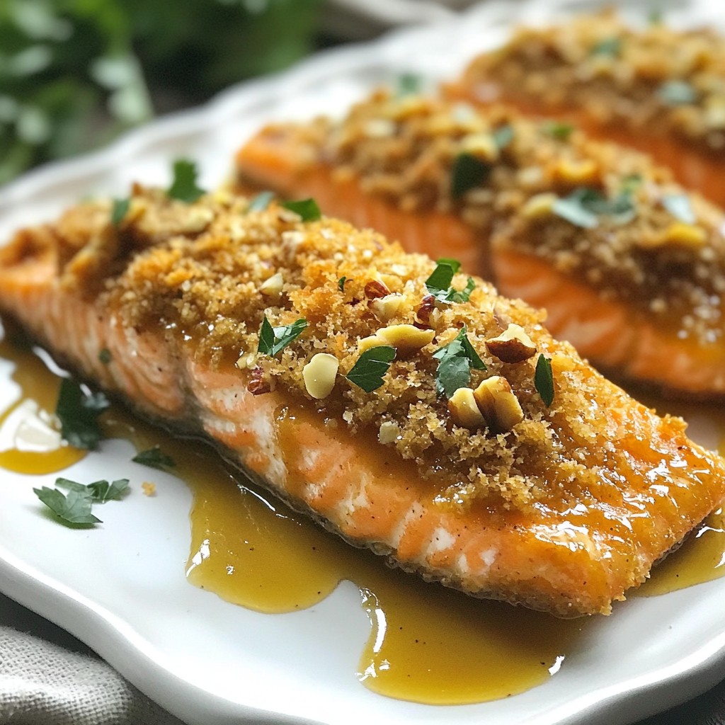 Walnut Crusted Maple Salmon Delightful and Easy Meal