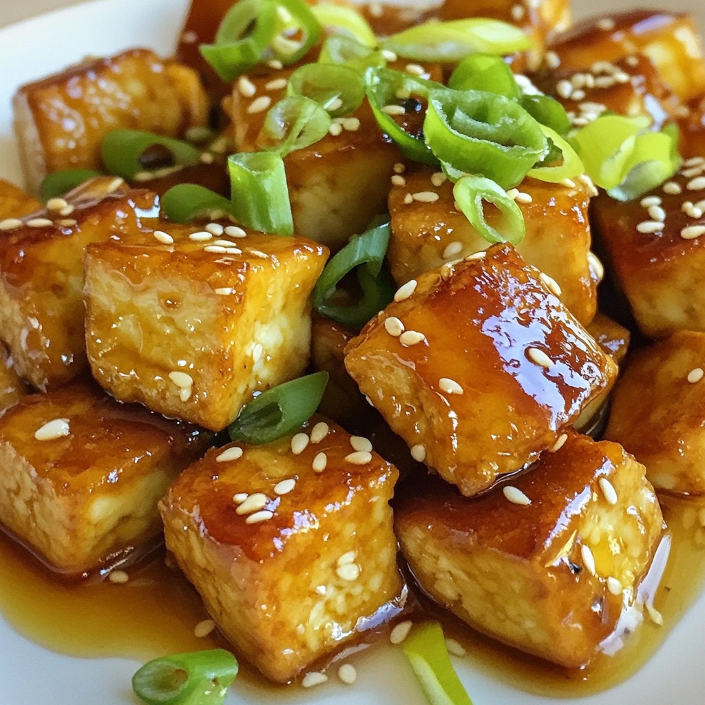 Crispy Honey Garlic Tofu Flavorful Dinner Choice