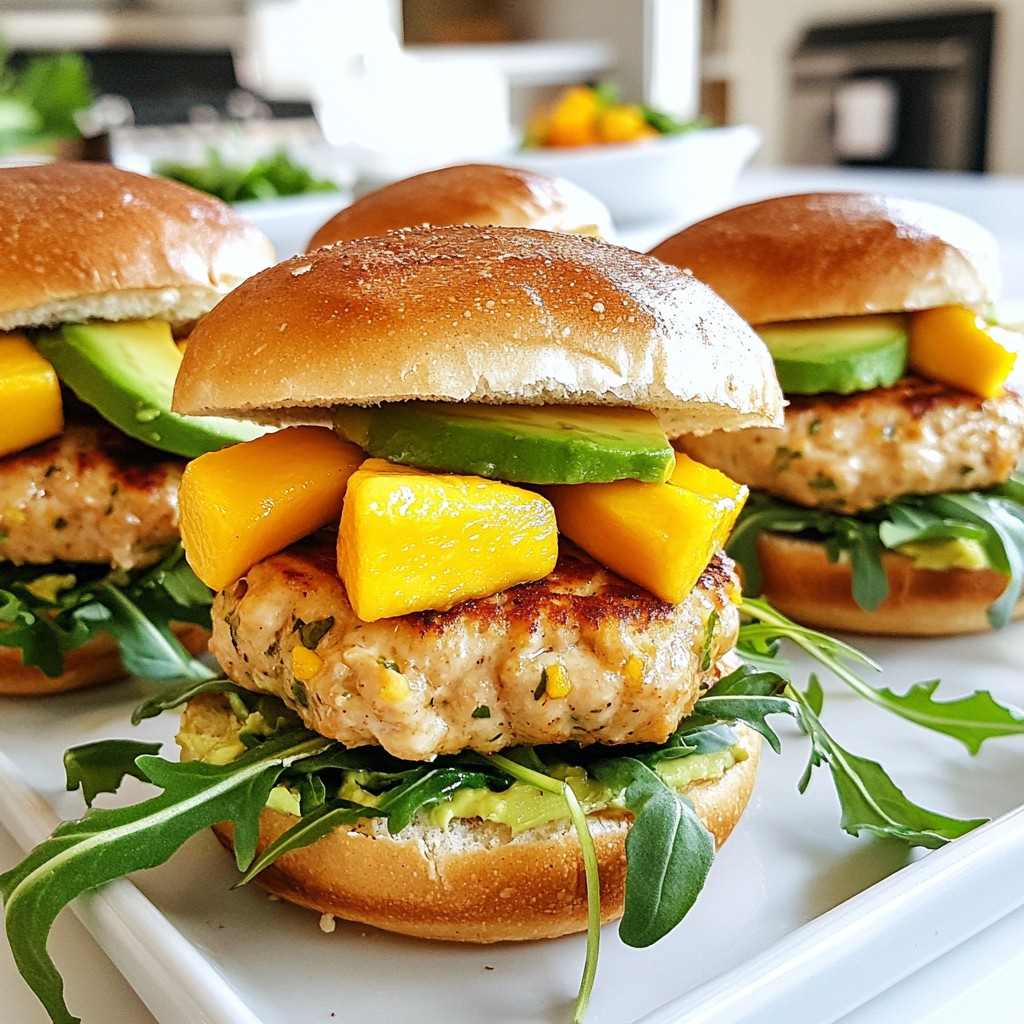 Mouthwatering Mango Lime Chicken Sliders Recipe