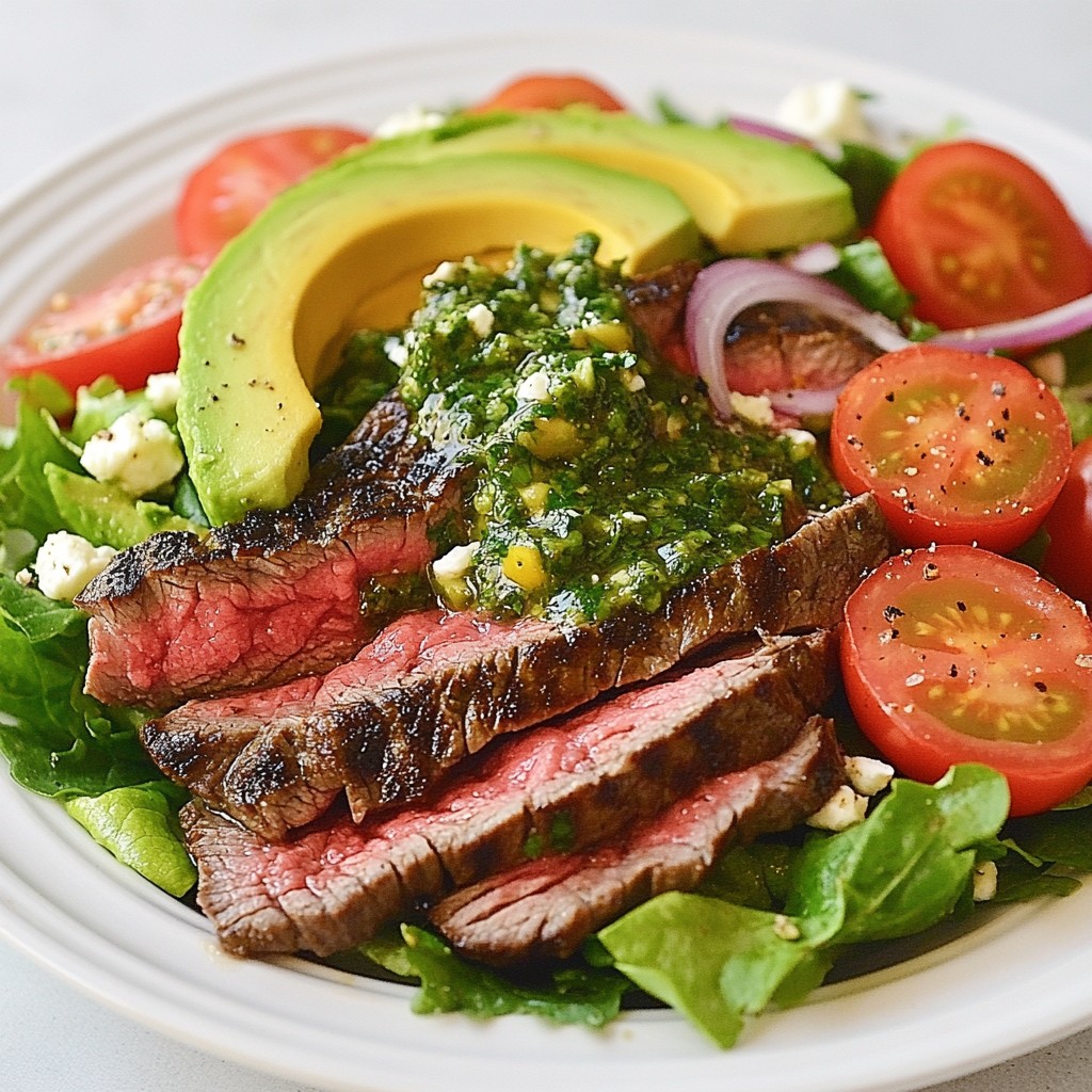 Chimichurri Steak Salad Fresh and Flavorful Delight