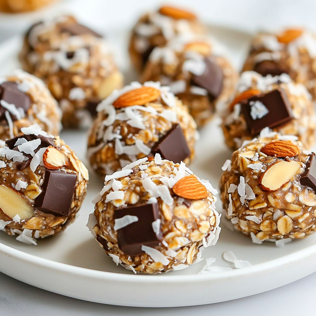 Coconut Almond Joy Energy Bites Flavorful Treats
