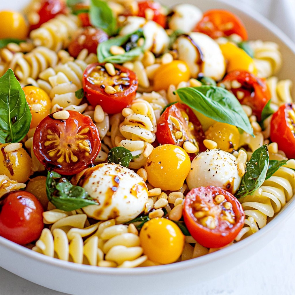 Caprese Pasta Salad Fresh and Flavorful Delight