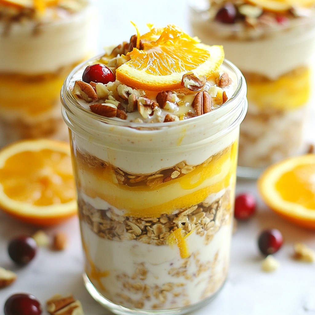 Flavorful Orange Cranberry Overnight Oats Recipe