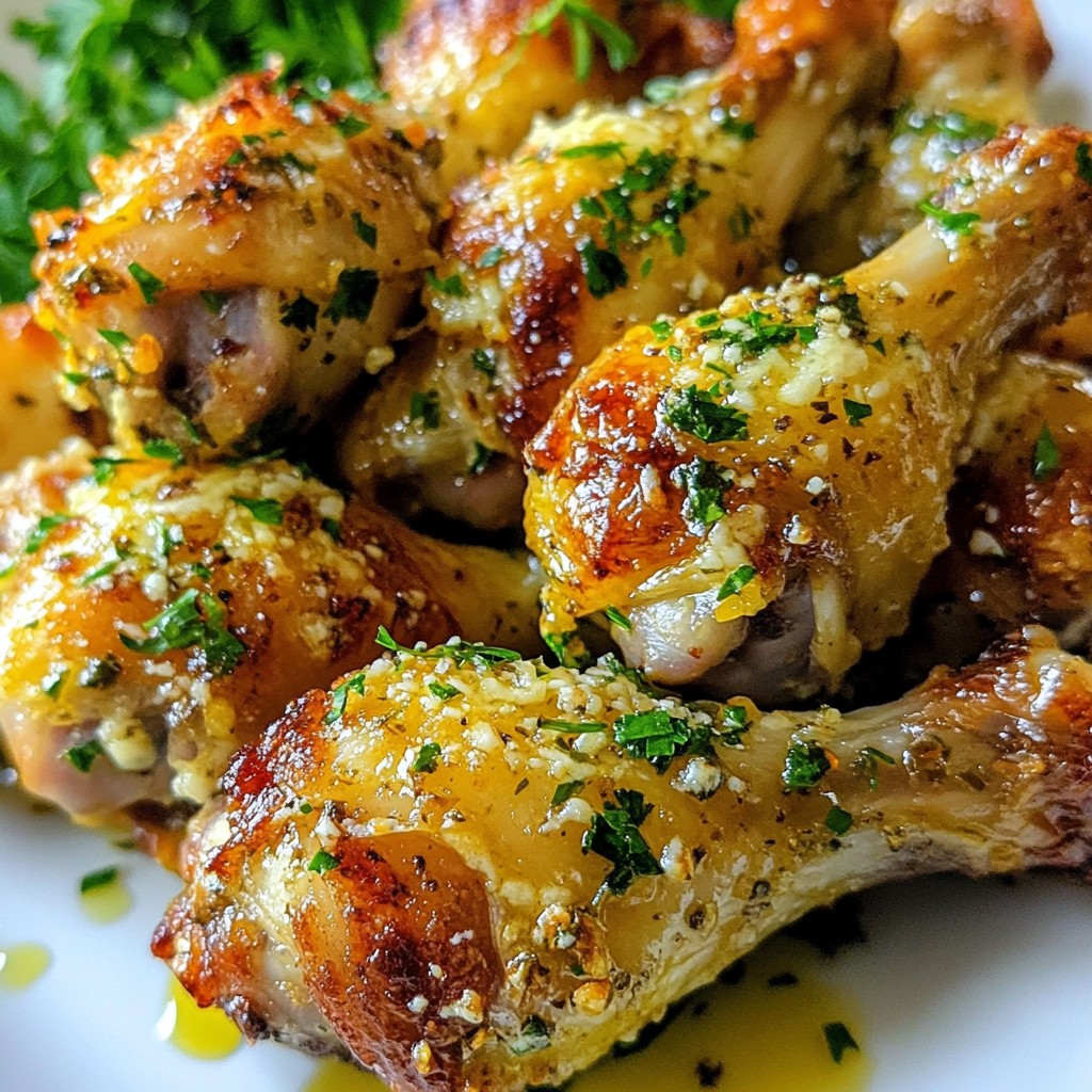 Garlic Parmesan Air Fryer Drumsticks Flavor Boost