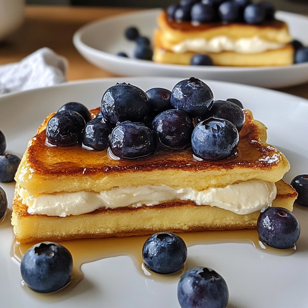 Blueberry Cheesecake French Toast Delightful Breakfast