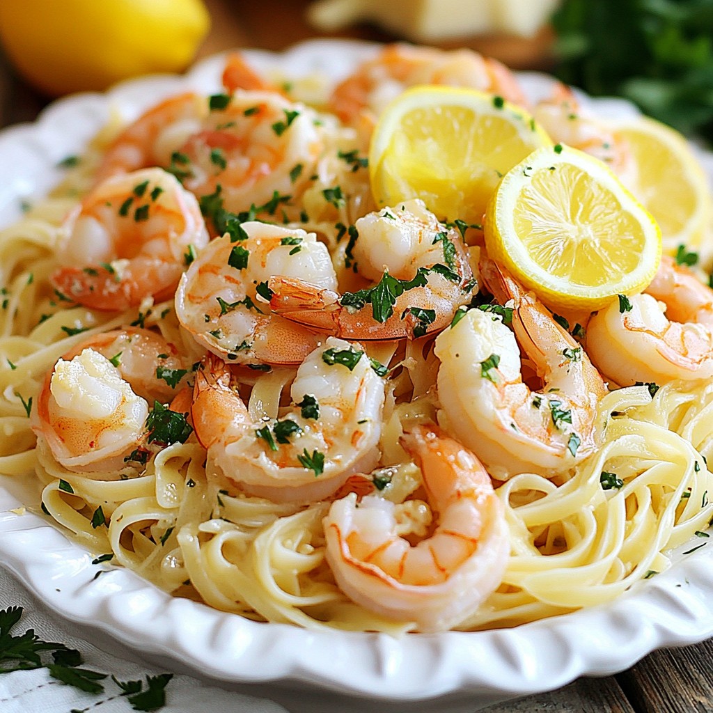 Lemon Garlic Shrimp Scampi Delightful and Easy Recipe