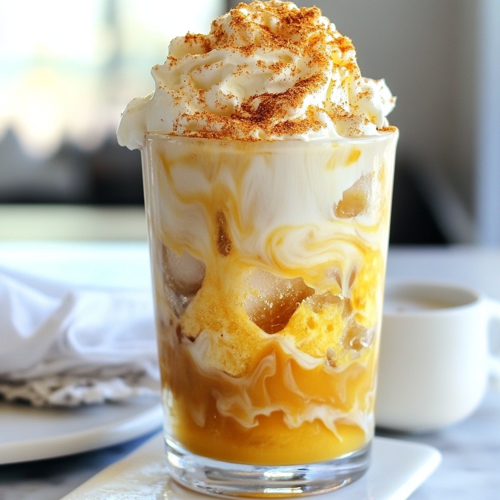 Pumpkin Cream Cold Brew Copycat Simple Treat Recipe
