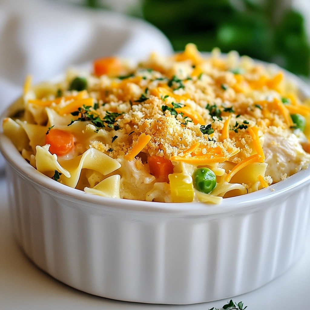 Classic Chicken Noodle Casserole Tasty Comfort Dish