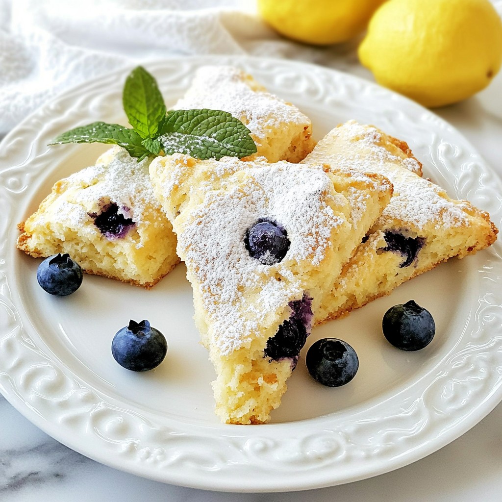 Lemon Blueberry Scones Fresh and Flavorful Treat