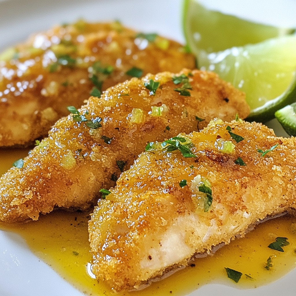 Honey Lime Chicken Tenders Perfectly Flavored Dish