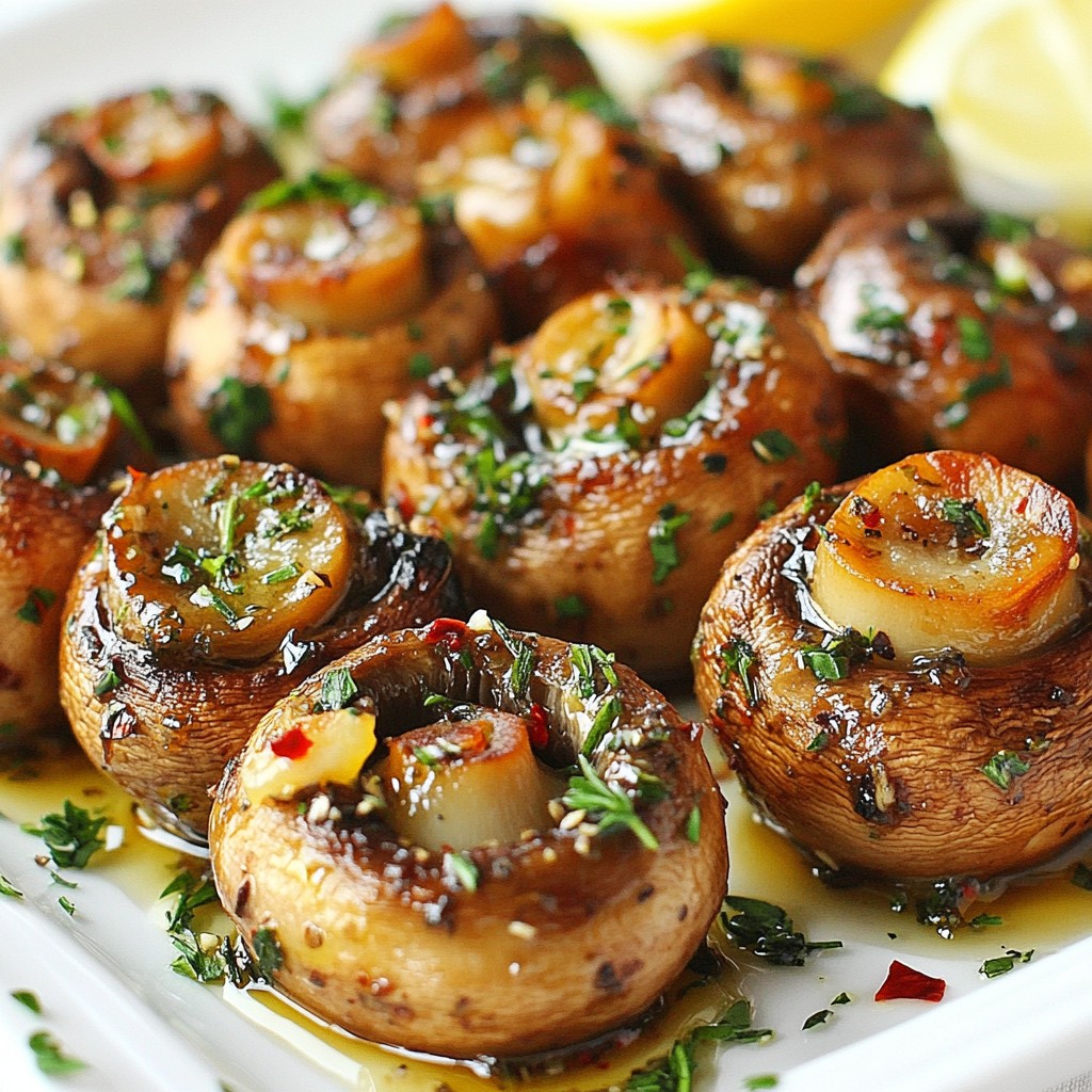 Garlic Herb Roasted Mushrooms Flavorful and Easy Recipe