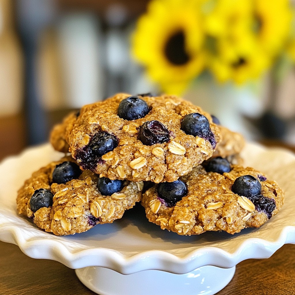 Blueberry Oatmeal Breakfast Cookies Tasty and Healthy