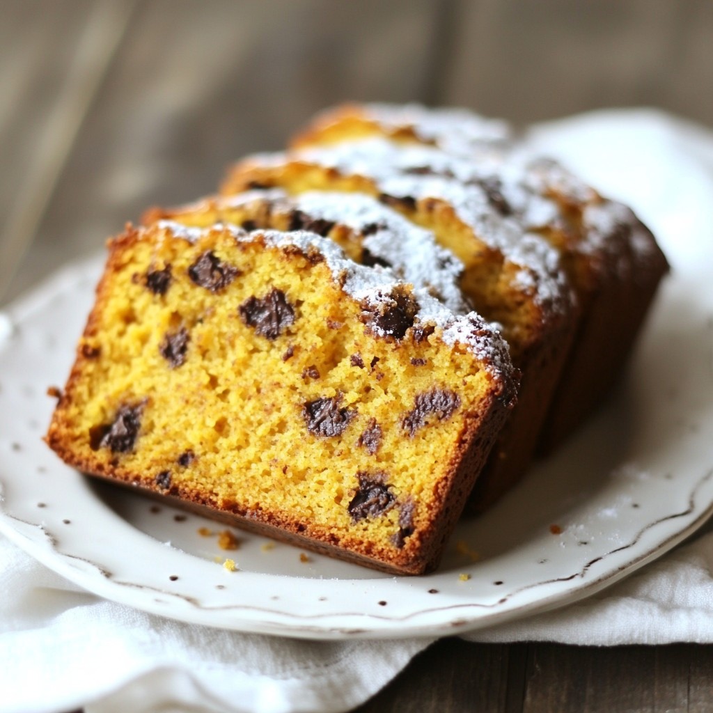Chocolate Chip Pumpkin Bread Delightful and Easy Recipe