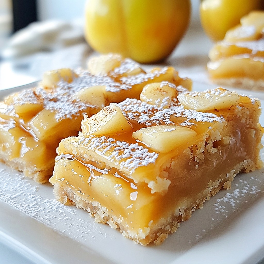 Salted Caramel Apple Pie Bars Irresistible Dessert Treat