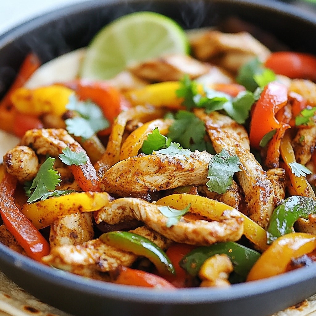 Chicken Fajita Sheet Pan Quick and Flavorful Dinner