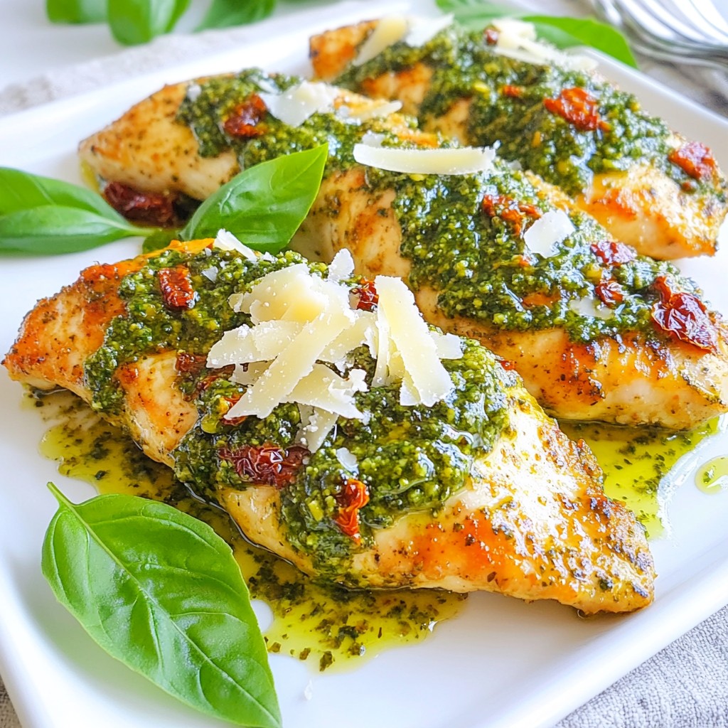 Sun Dried Tomato Pesto Chicken Flavorful Dinner Idea