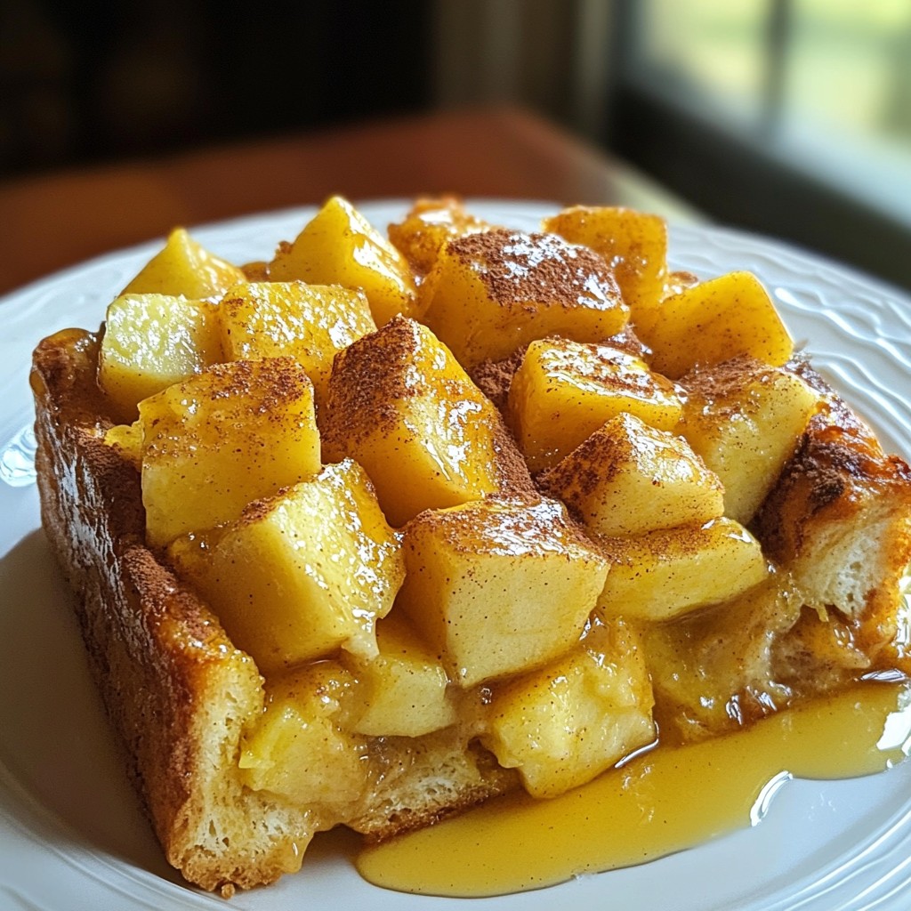 Apple Cinnamon French Toast Casserole Delightful Recipe