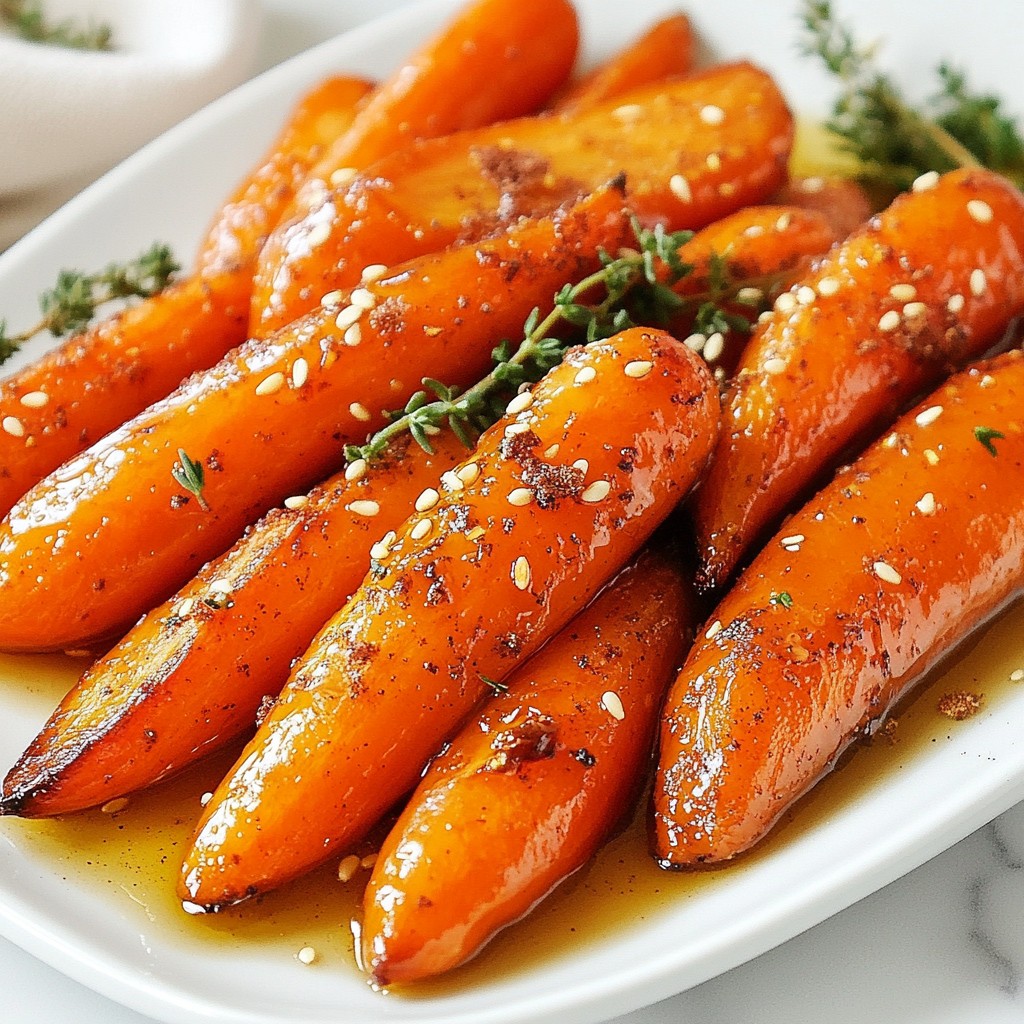 Roasted Maple Glazed Carrots Irresistible Side Dish
