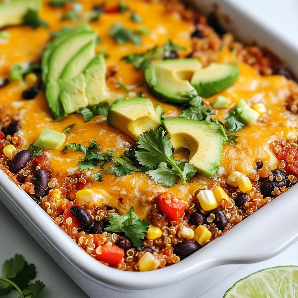 Cheesy Tex-Mex Quinoa Bake Flavorful and Satisfying Dish