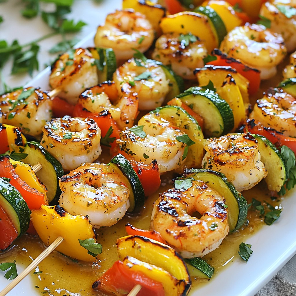 Honey Garlic Shrimp Kabobs Flavorful and Easy Recipe