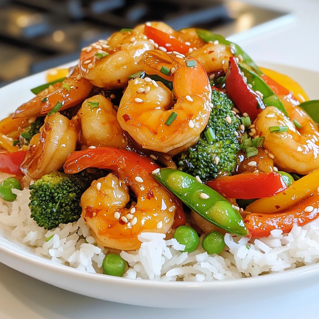 Honey Garlic Shrimp Stir Fry Quick and Tasty Recipe
