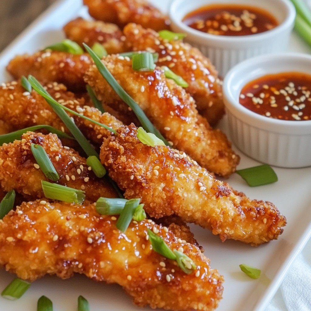 Honey Sriracha Chicken Tenders Simple and Crispy Treat