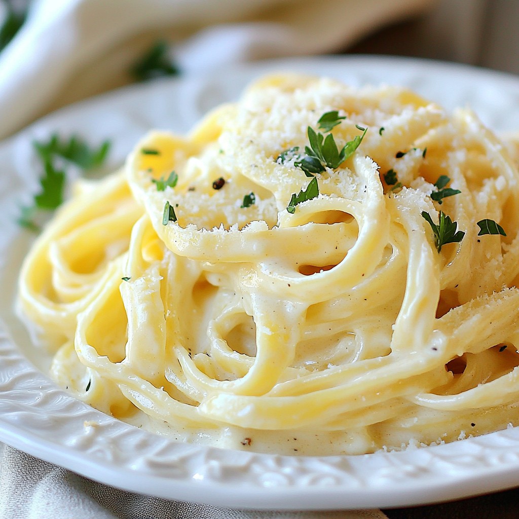 Creamy Cauliflower Alfredo Easy and Flavorful Dish
