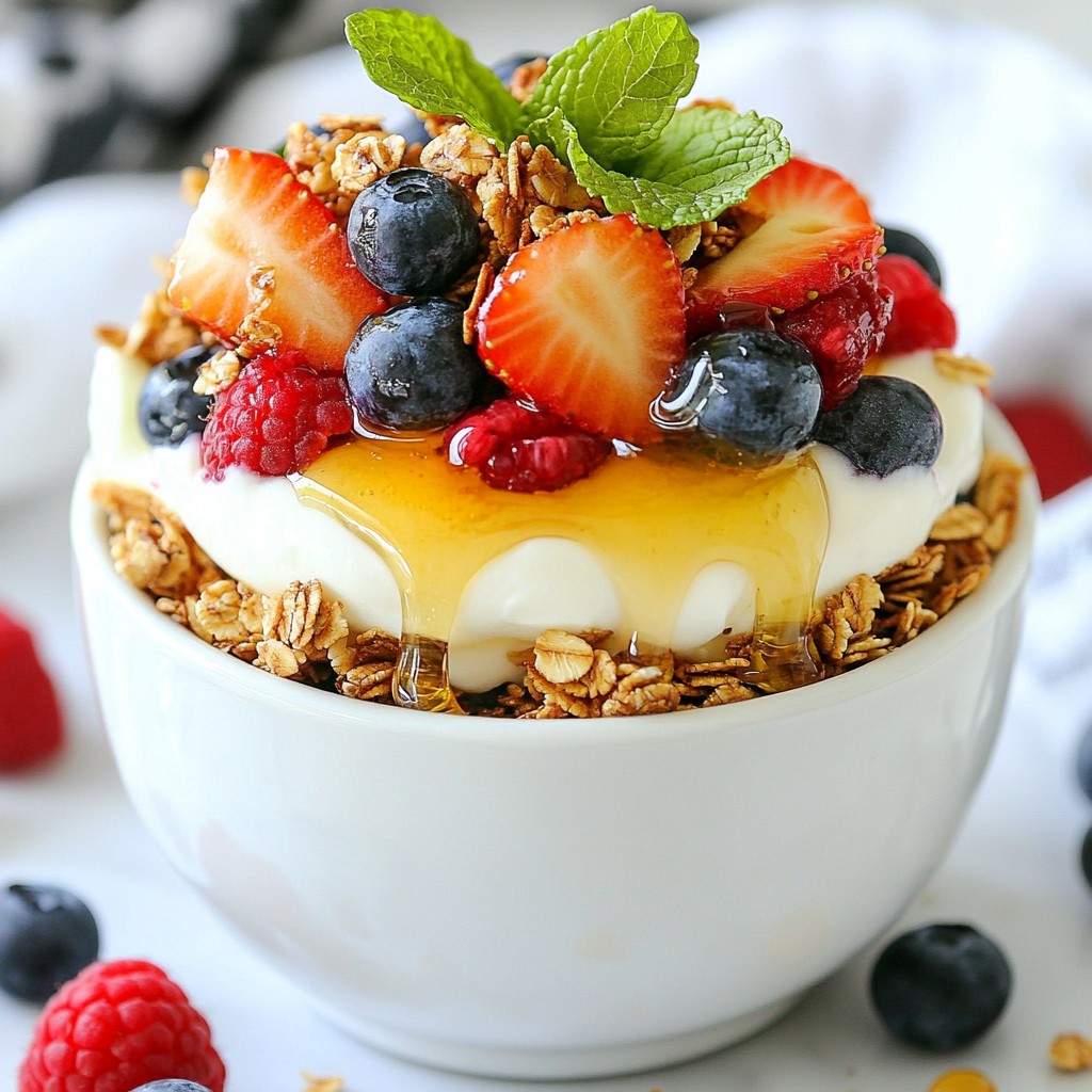 Greek Yogurt Berry Parfaits Fresh and Flavorful Treat