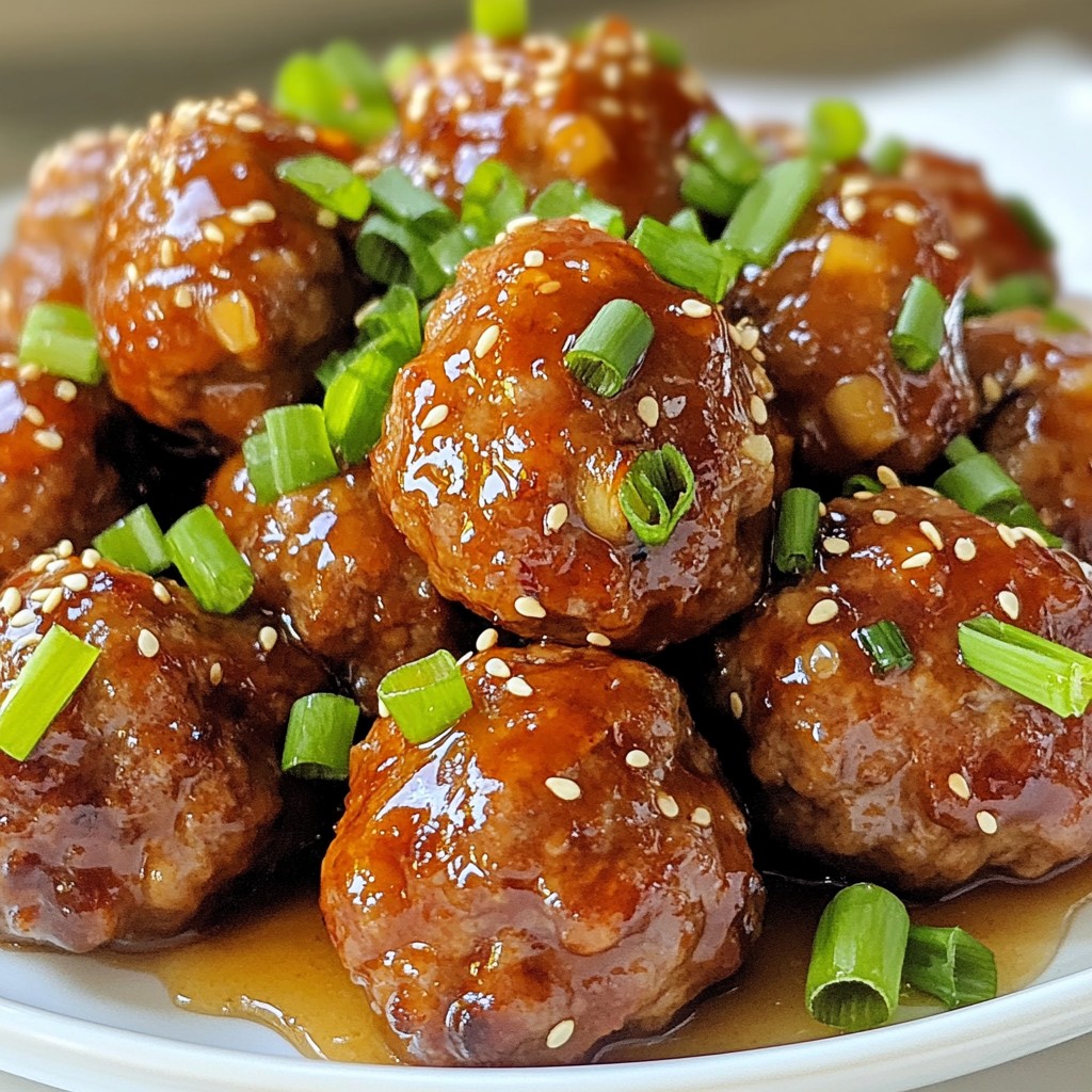 Spicy Honey Garlic Meatballs Bold and Flavorful Treat